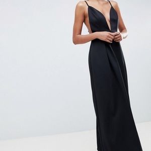 ASOS Backless Plunge Gown